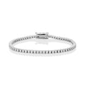2mm Moissanite Tennis Bracelet in Solid 925 Silver