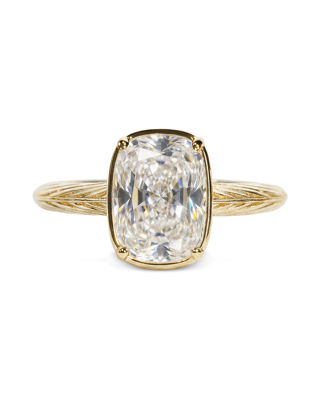 Sterling Silver Elongated Cushion Cocktail Ring 4ct & 8ct