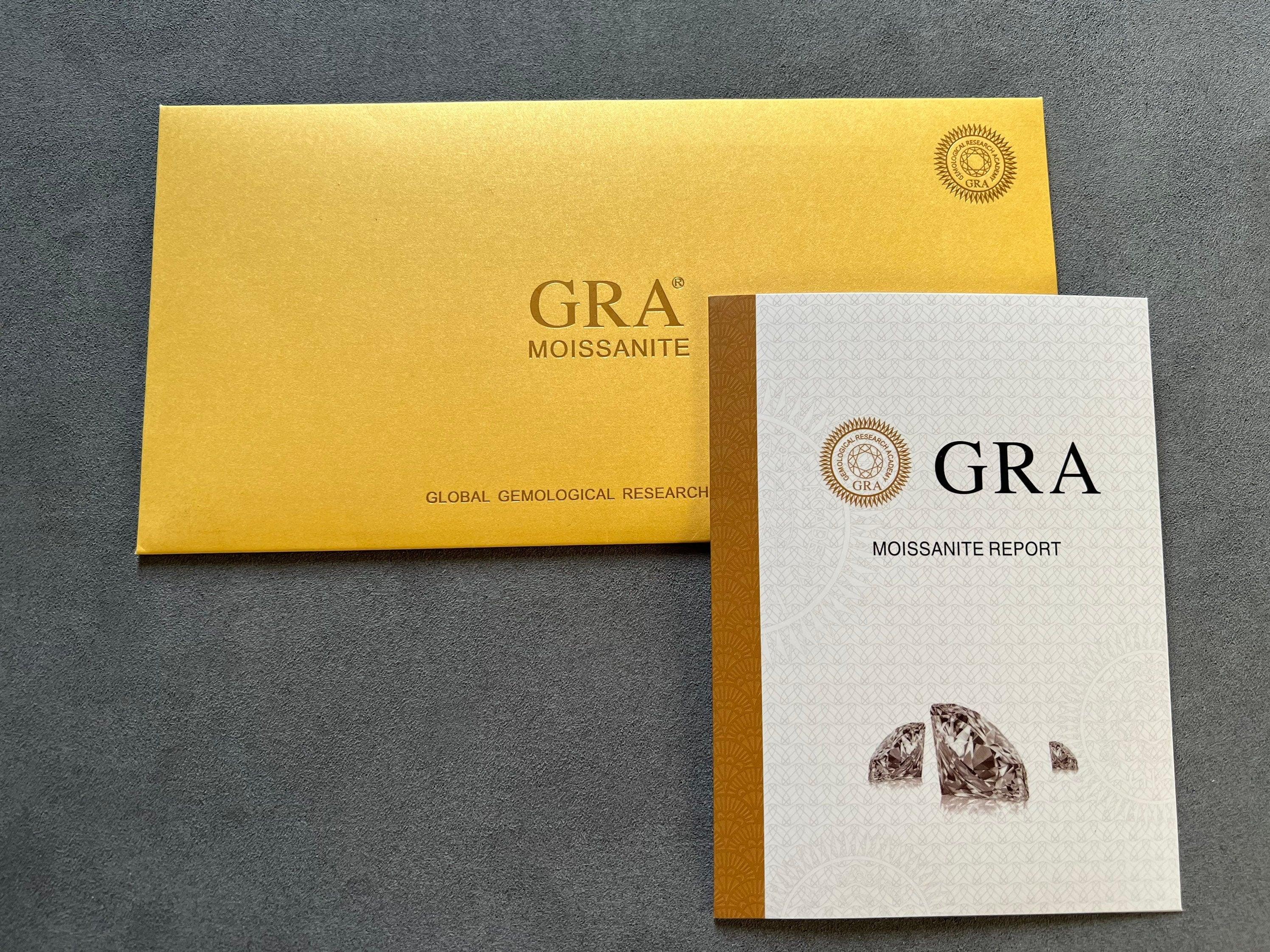 3mm Moissanite Cross Necklace in Silver